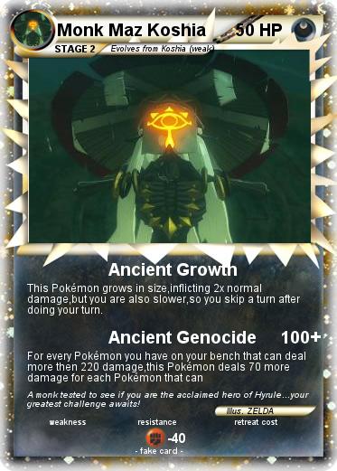Pokemon Monk Maz Koshia