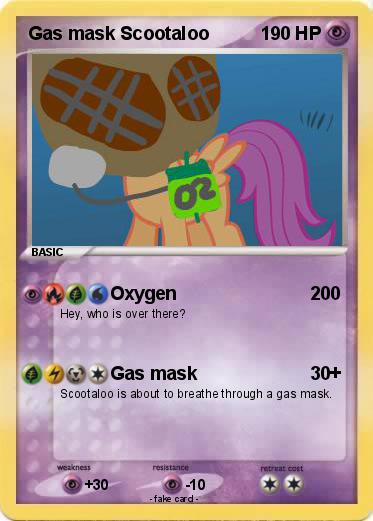 Pokemon Gas mask Scootaloo
