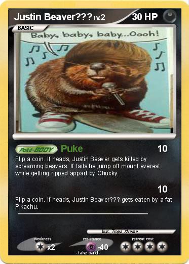 Pokemon Justin Beaver???