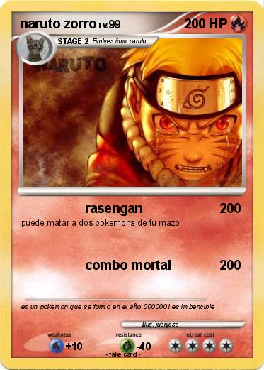 Pokemon naruto zorro