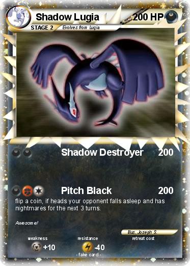 Pokemon Shadow Lugia