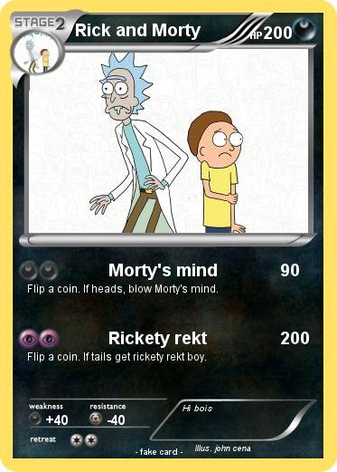 Pokemon Rick and Morty