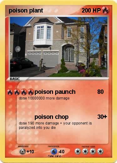Pokemon poison plant