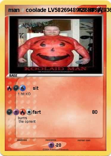 Pokemon man    coolade LV582694894569838793694