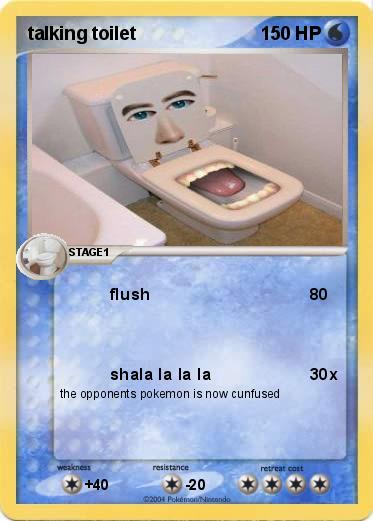 Pokemon talking toilet