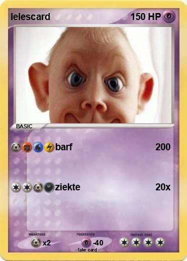 Pokemon lelescard