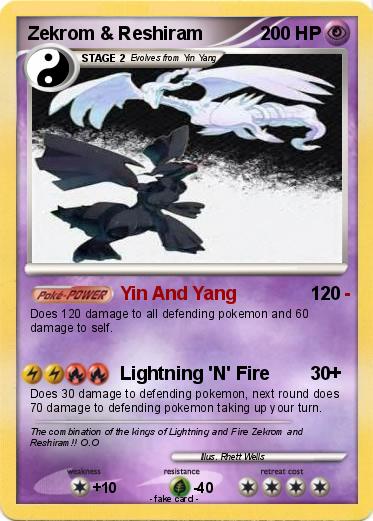 Pokemon Zekrom & Reshiram