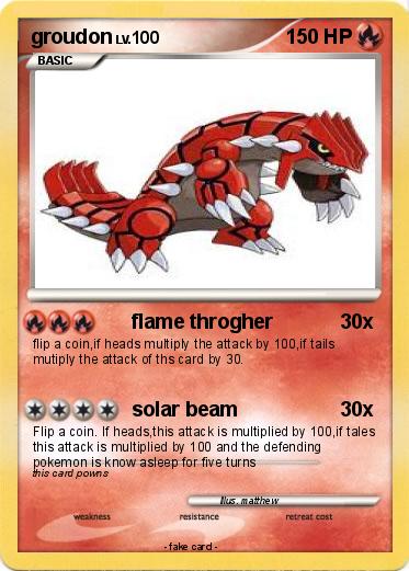 Pokemon groudon