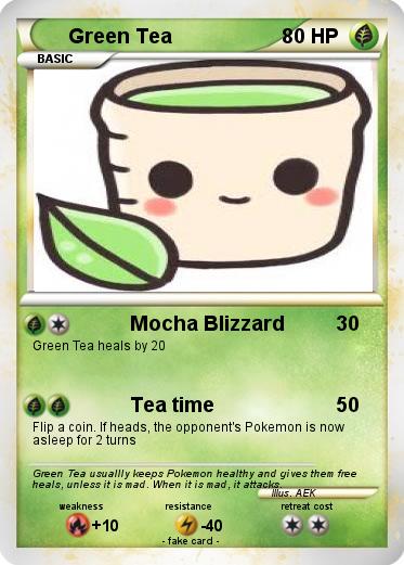 Pokemon Green Tea