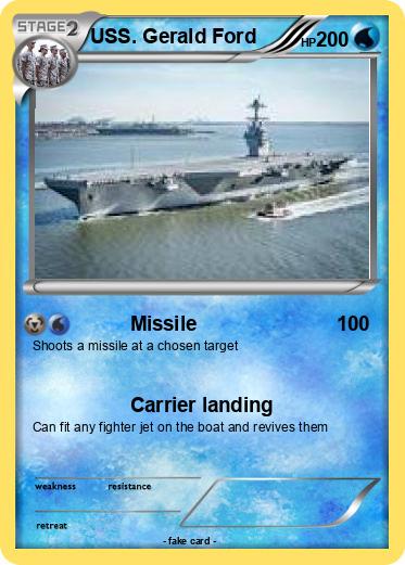 Pokemon USS. Gerald Ford