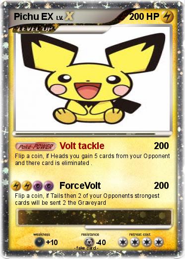 Pokemon Pichu EX
