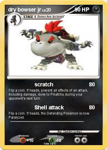 Pokemon dry bowser jr