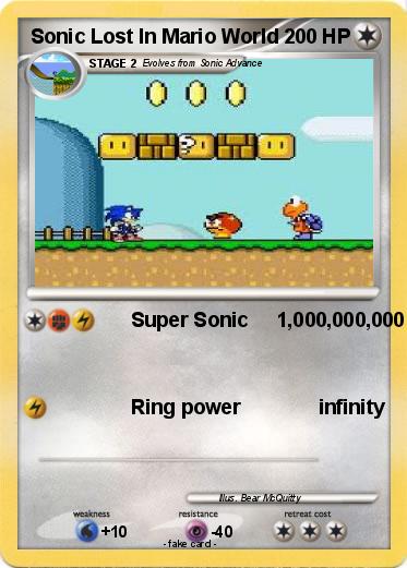 Pokemon Sonic Lost In Mario World