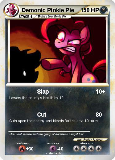 Pokemon Demonic Pinkie Pie
