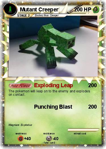 Pokemon Mutant Creeper