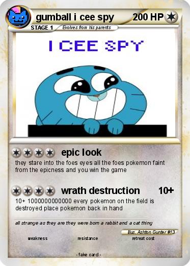 Pokemon gumball i cee spy