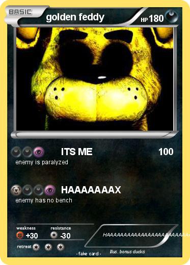 Pokemon golden feddy