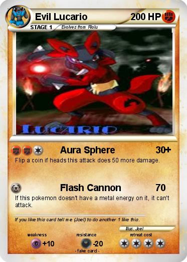 Pokemon Evil Lucario
