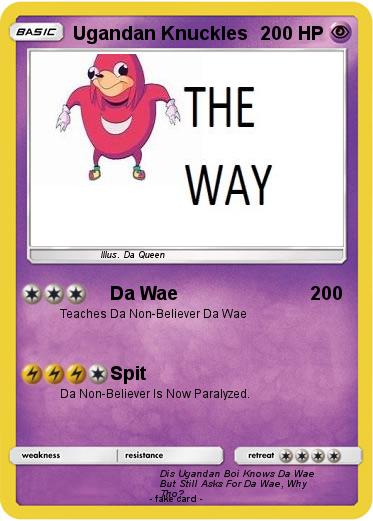 Pokemon Ugandan Knuckles