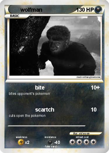 Pokemon wolfman