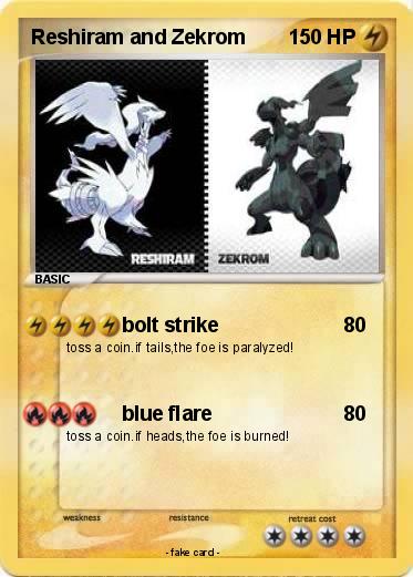 Pokemon Reshiram and Zekrom