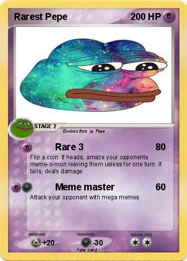 Pokemon Rarest Pepe