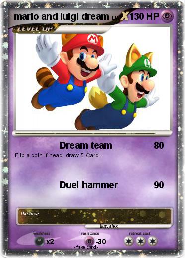 Pokemon mario and luigi dream