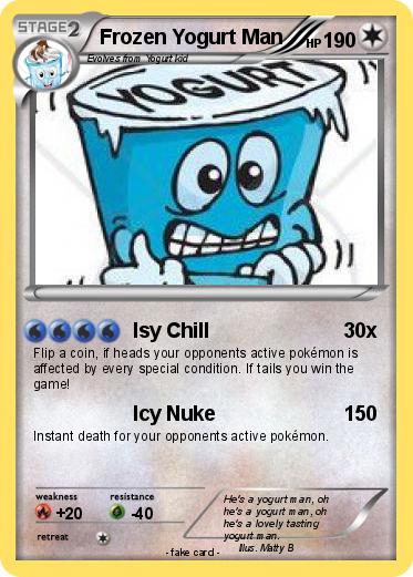 Pokemon Frozen Yogurt Man