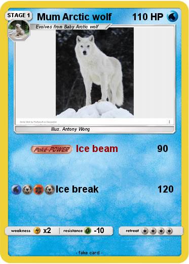 Pokemon Mum Arctic wolf