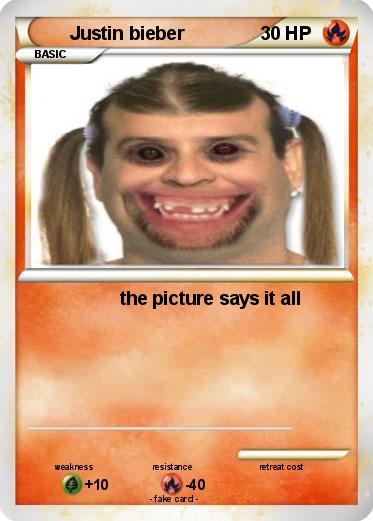 Pokemon Justin bieber