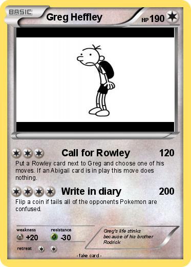 Pokemon Greg Heffley