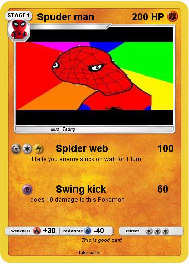 Pokemon Spuder man