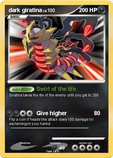 Pokemon dark giratina