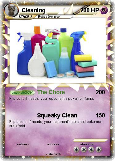 Pokemon Cleaning