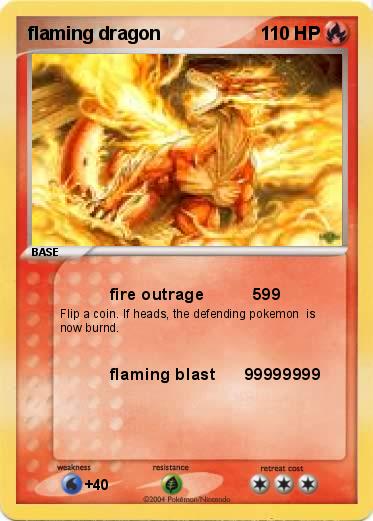 Pokemon flaming dragon