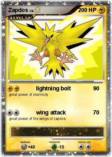 Pokemon Zapdos