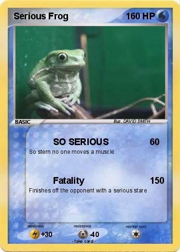 Pokemon Serious Frog