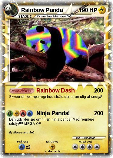 Pokemon Rainbow Panda