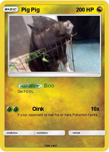 Pokemon Pig Pig