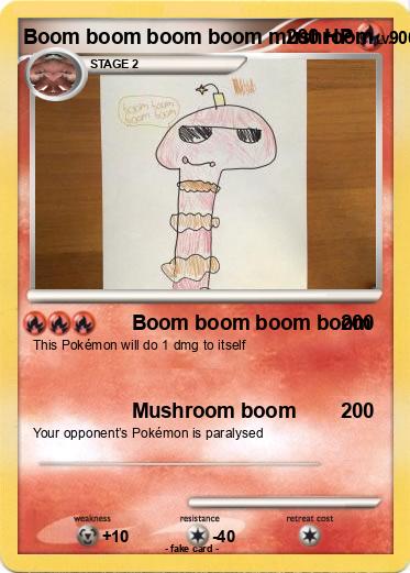 Pokemon Boom boom boom boom mushroom