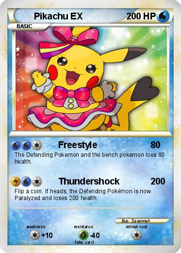 Pokemon Pikachu EX
