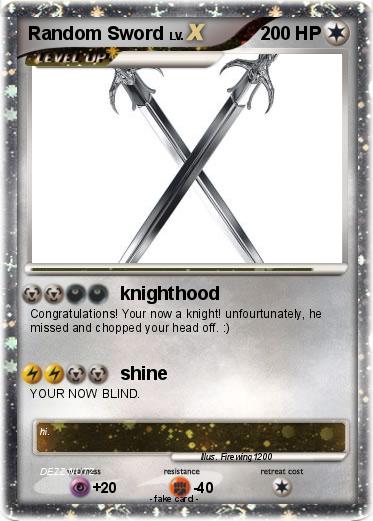 Pokemon Random Sword