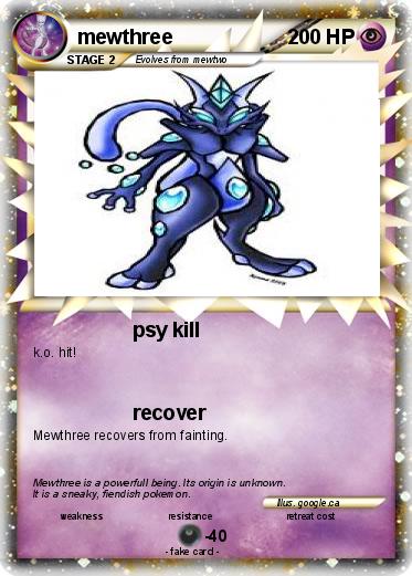 Pokemon mewthree