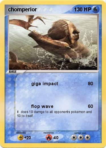 Pokemon chomperior