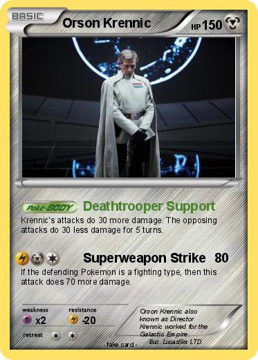 Pokemon Orson Krennic