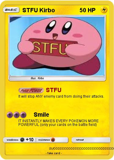 Pokemon STFU Kirbo