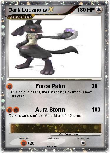 Pokemon Dark Lucario