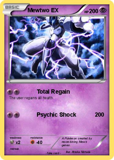 Pokemon Mewtwo EX