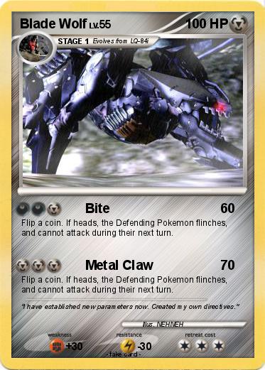Pokemon Blade Wolf