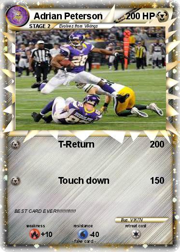 Pokemon Adrian Peterson